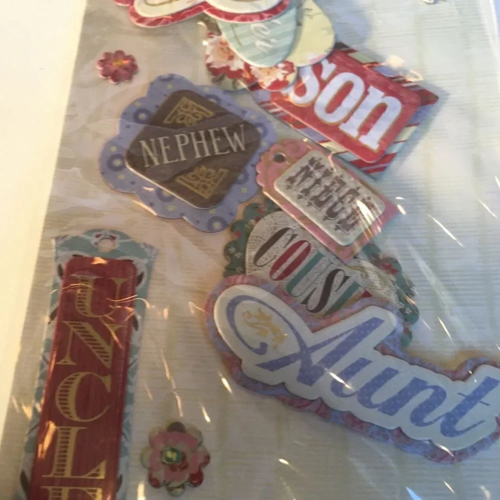 3 Dimensional Sticker Appliqués for Family!